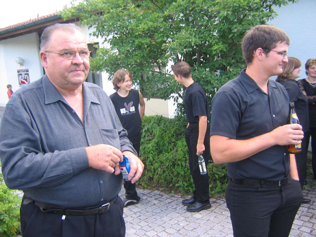 Vor dem Konzert