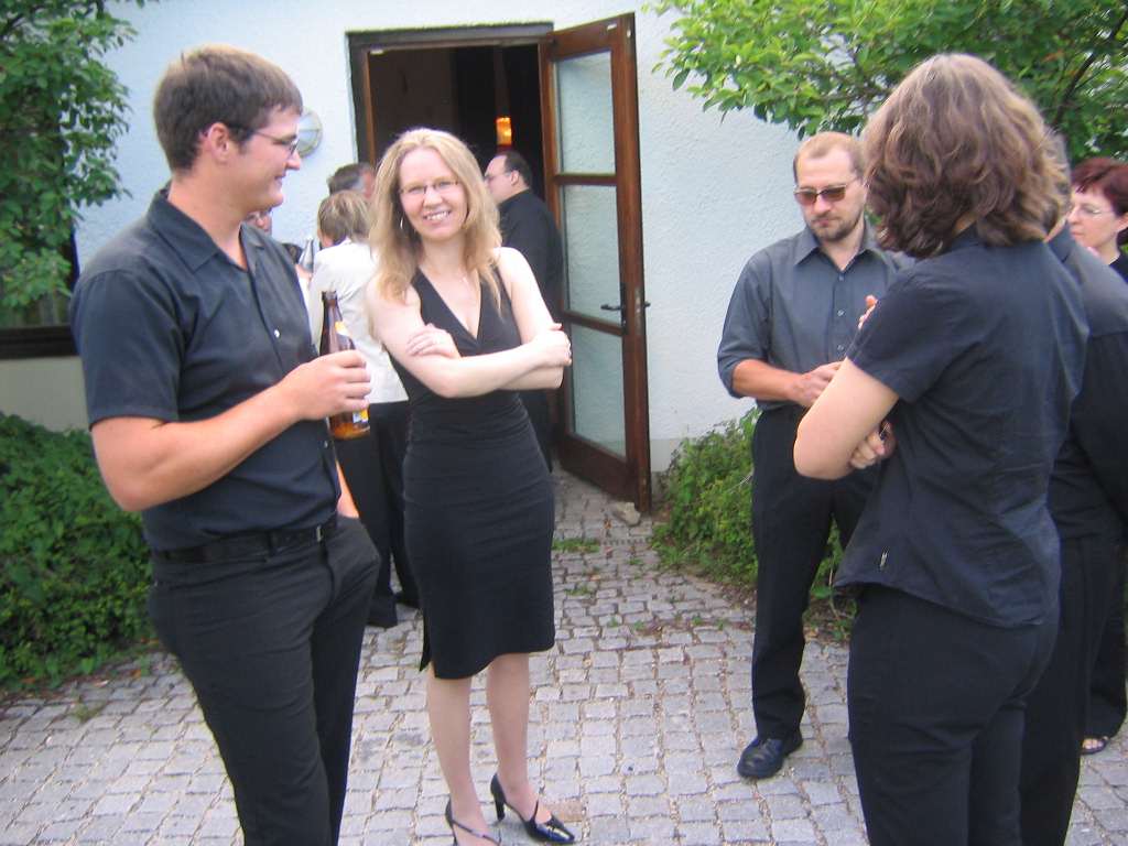 Vor dem Konzert