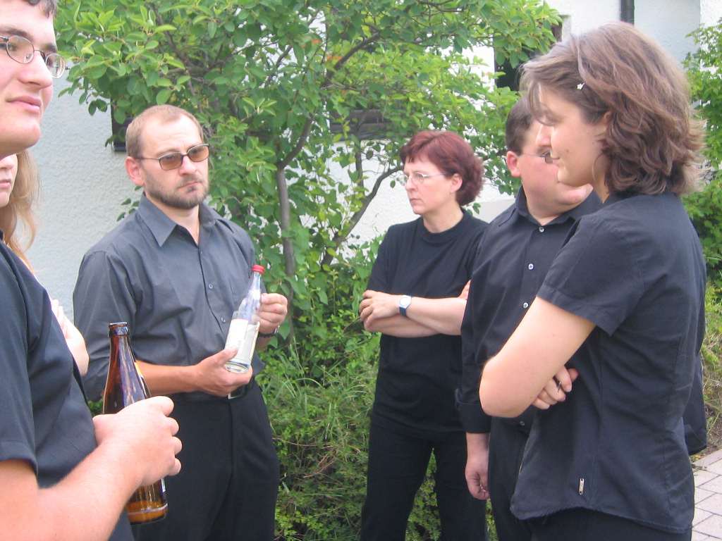 Vor dem Konzert