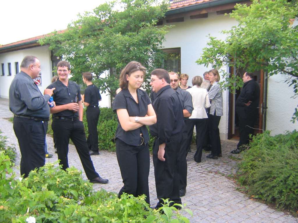 Vor dem Konzert