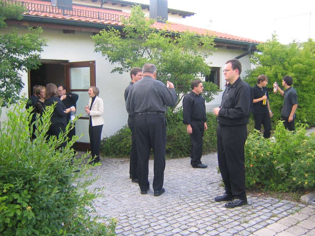 Vor dem Konzert