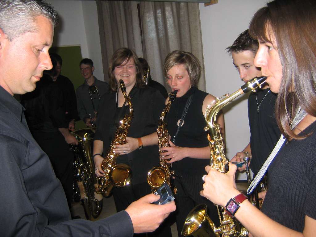 Vor dem Konzert