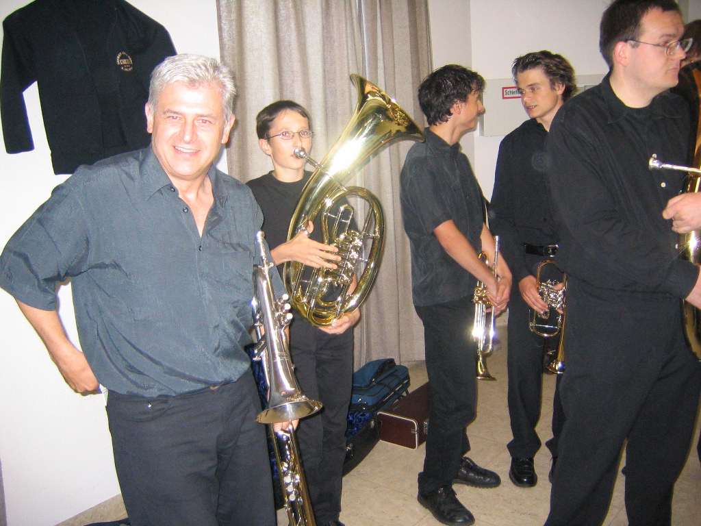 Vor dem Konzert