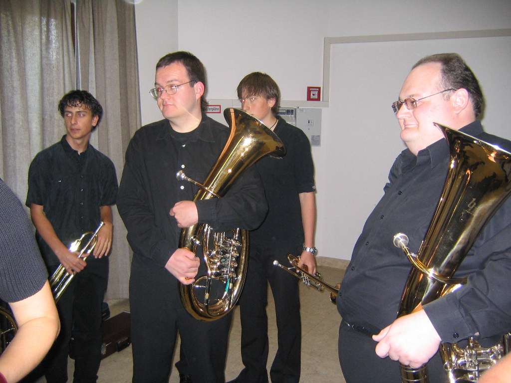 Vor dem Konzert