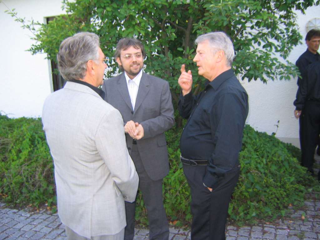 In der Konzertpause
