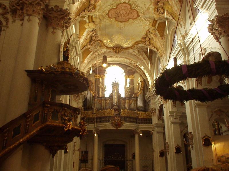 Orgelempore Klosterkirche Rohr/Ndb
