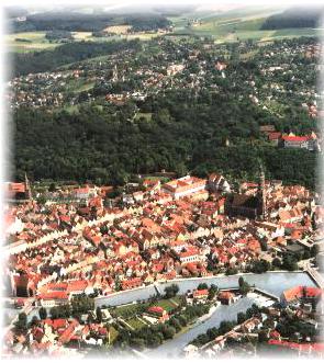 Landshut aus der Luft